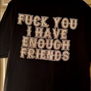 Born Scum Unisex Size Large T-shirt